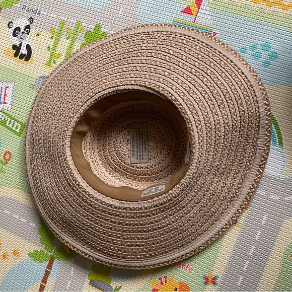 Eric Javits Hampton Natural Squishee Wide Brim Sun Hat Packable 50+ UPF Beach. - Picture 13 of 16